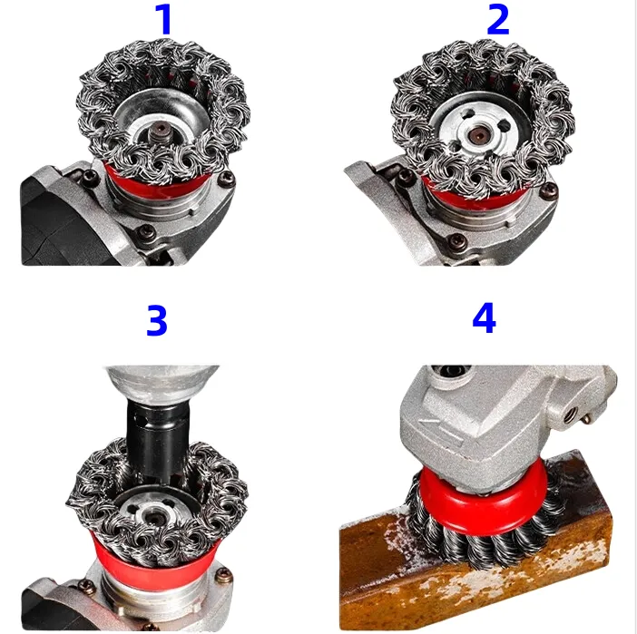 Wire Cup Brush Twist Knot 75mm M14x2 Wire Cup Brush Twist Knot 75mm M14x2